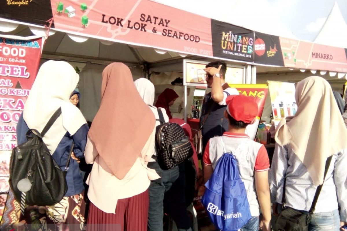 Satay Lok Lok dan Seafood Paling Digemari Pengunjung Minang United Festival Milenial 2019