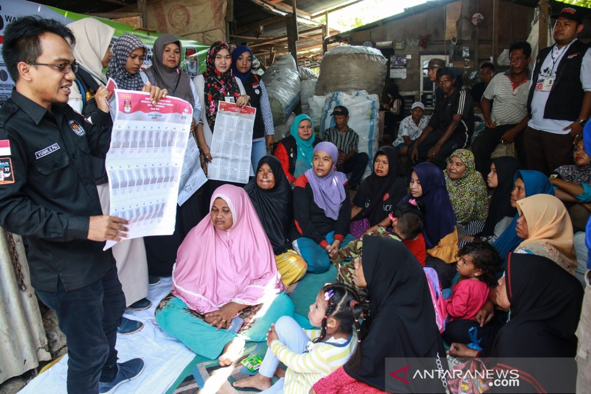 KIP Banda Aceh sosialisasi pemilu kepada pemulung