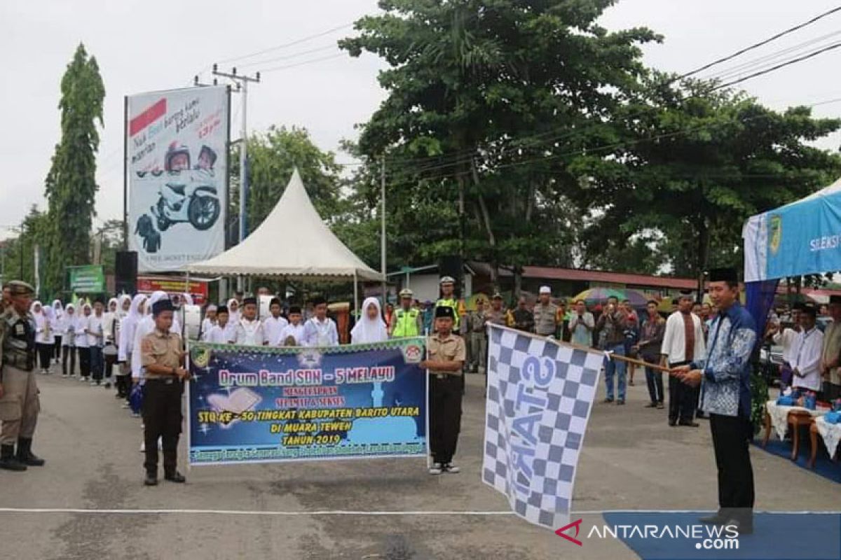 Ribuan peserta ikuti pawai taaruf STQ Barito Utara