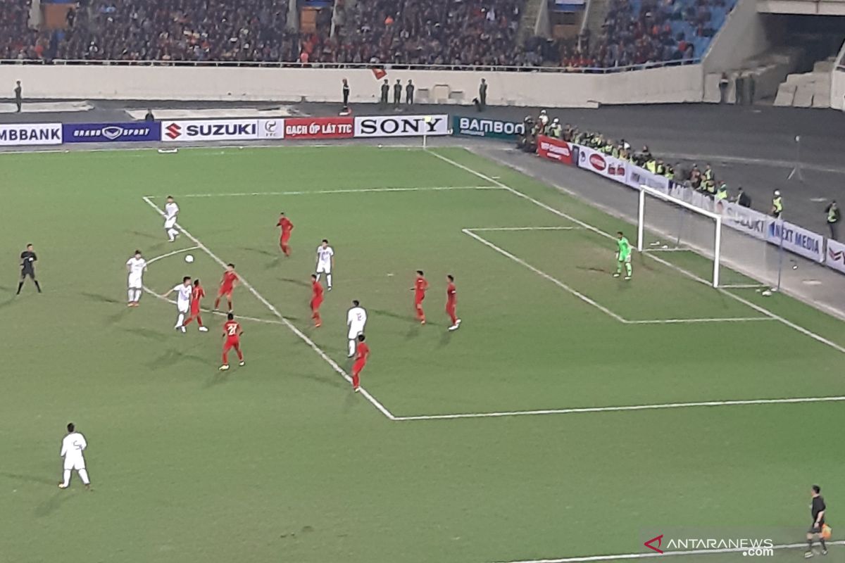 Timnas U-23 Indonesia versus Vietnam 0-0 babak pertama