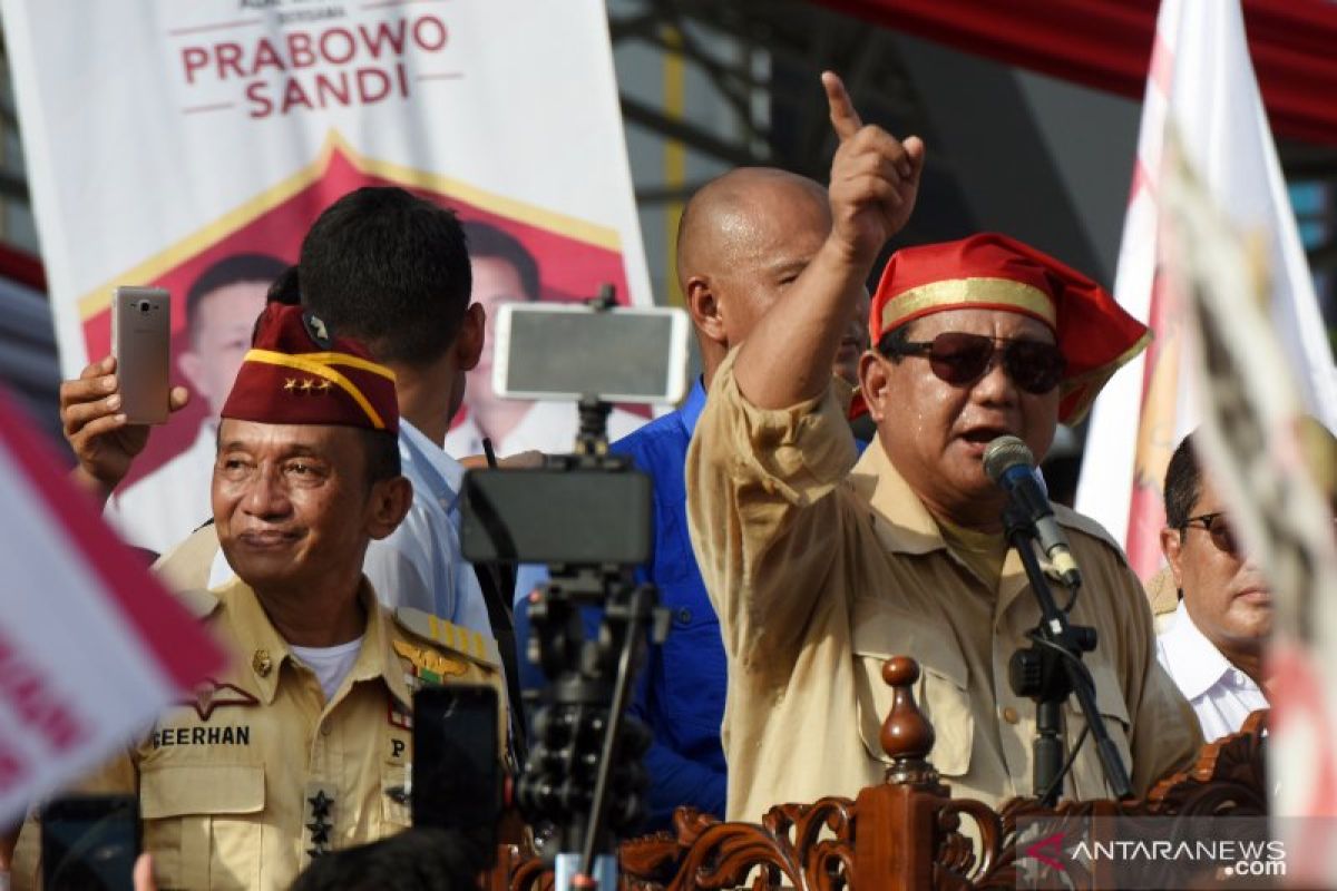 Kampanye Prabowo di Makassar dihadiri puluhan ribu orang