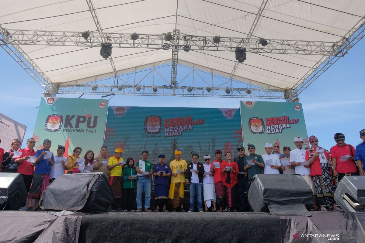 KPU: Peserta Pemilu di Bali berorasi 5 menit di depan publik