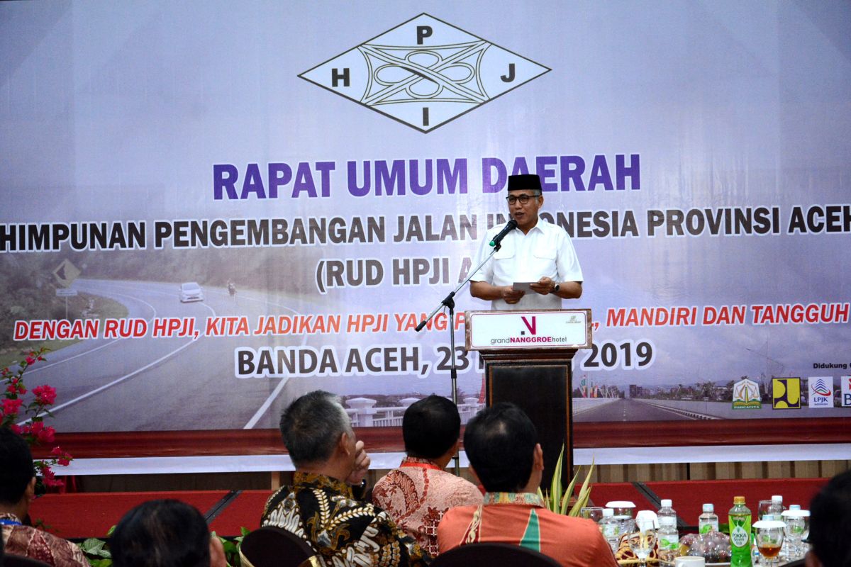 Pemerintah Aceh andalkan HPJI untuk pembangunan infrastruktur