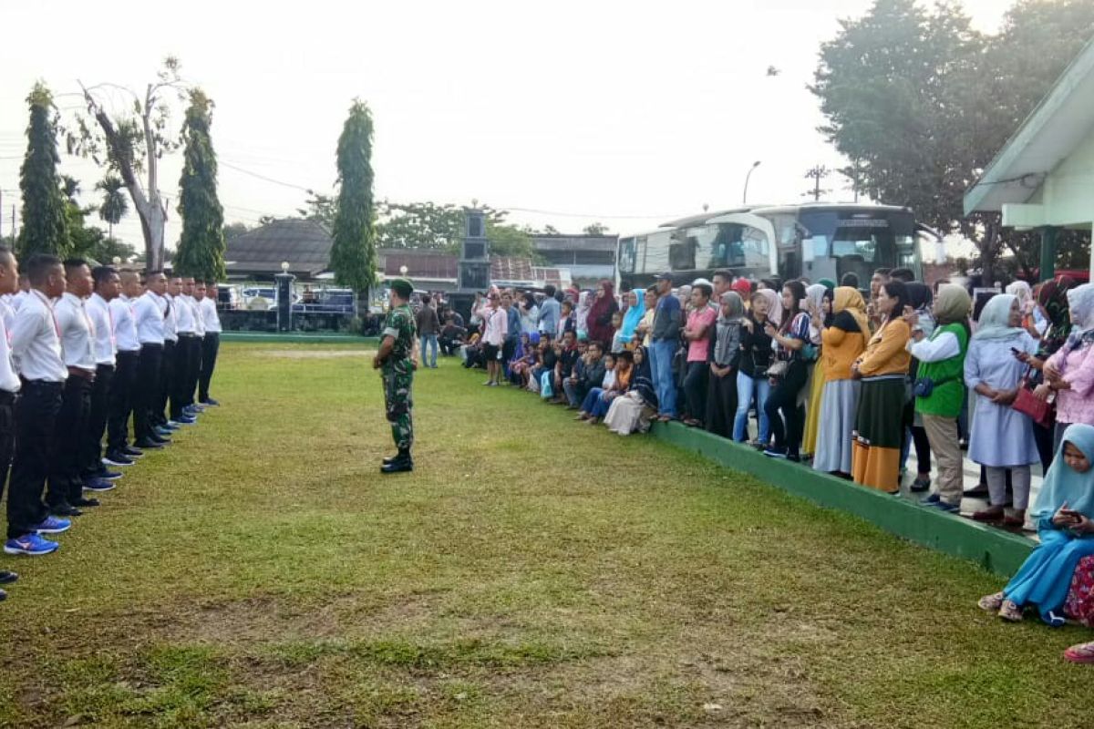 120 orang calon Tamtama dari Jambi diberangkatkan ke Lahat