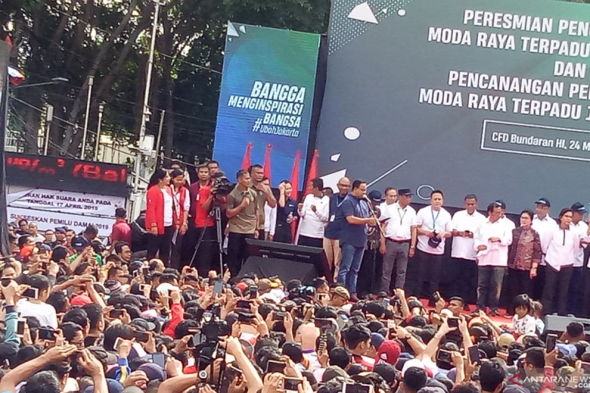 Anies ucapkan terima kasih kepada para gubernur Jakarta