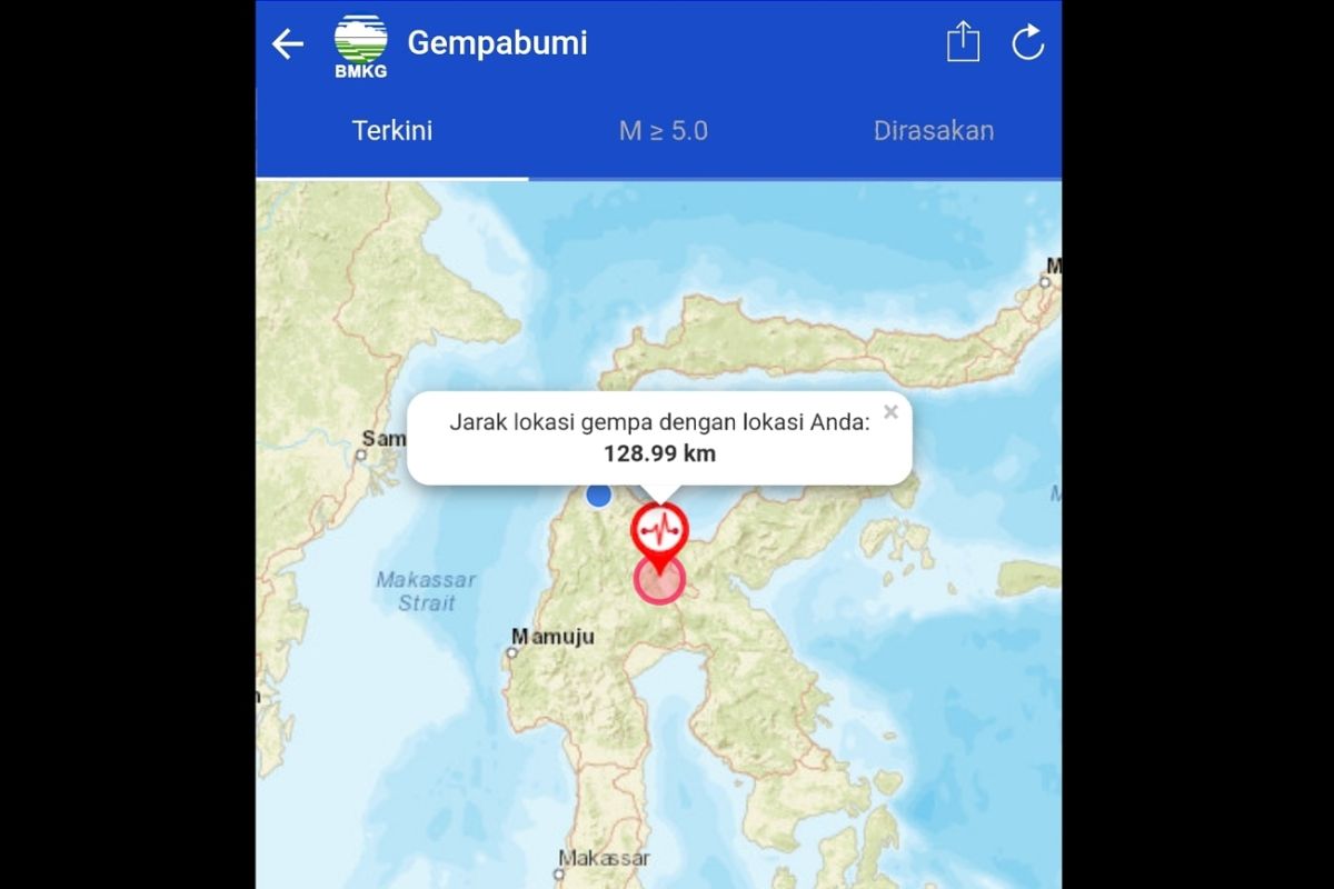 Poso diguncang gempa 5,7 SR, jemaat gereja berhamburan keluar