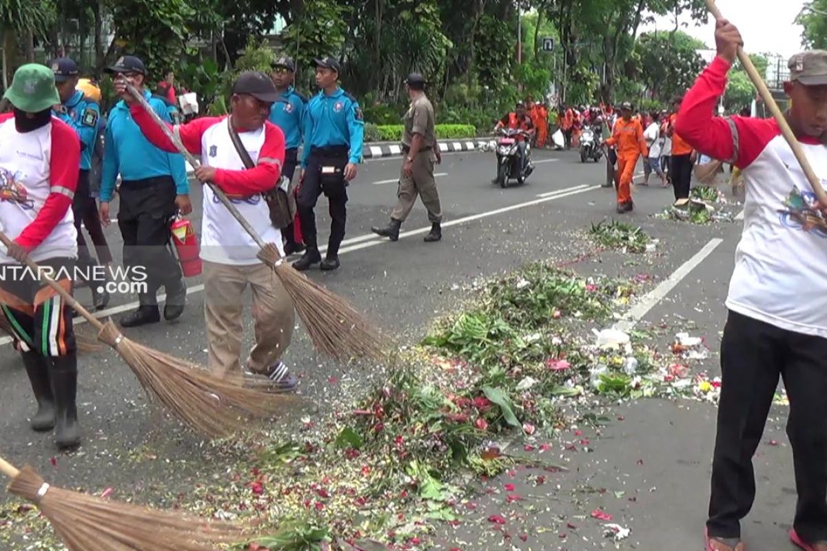 Surabaya Vaganza 2019 hasilkan sampah 41 ton