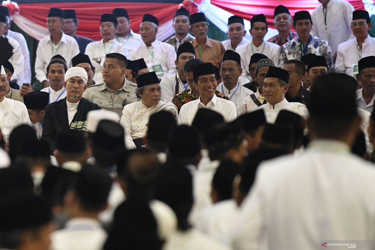 Jokowi Kampanye Umum Perdana di Banten