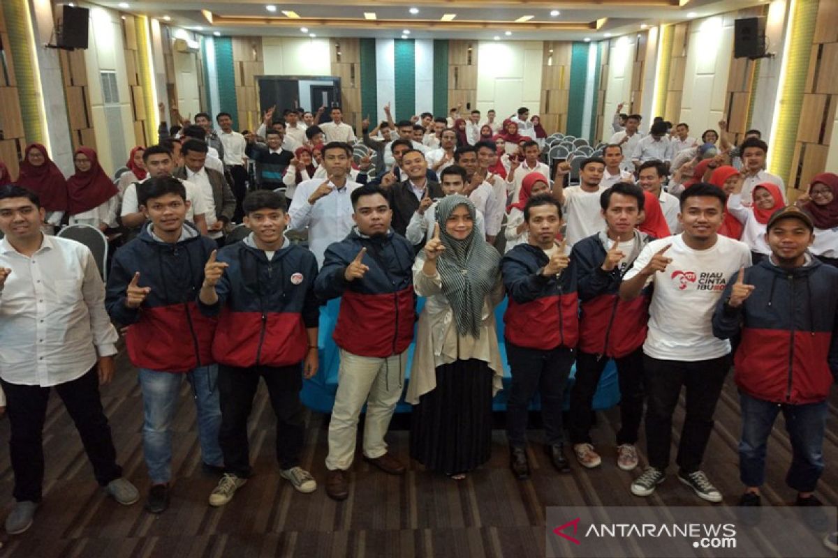 Ratusan Relawan Cinta Ibu deklarasi dukung Jokowi di Riau