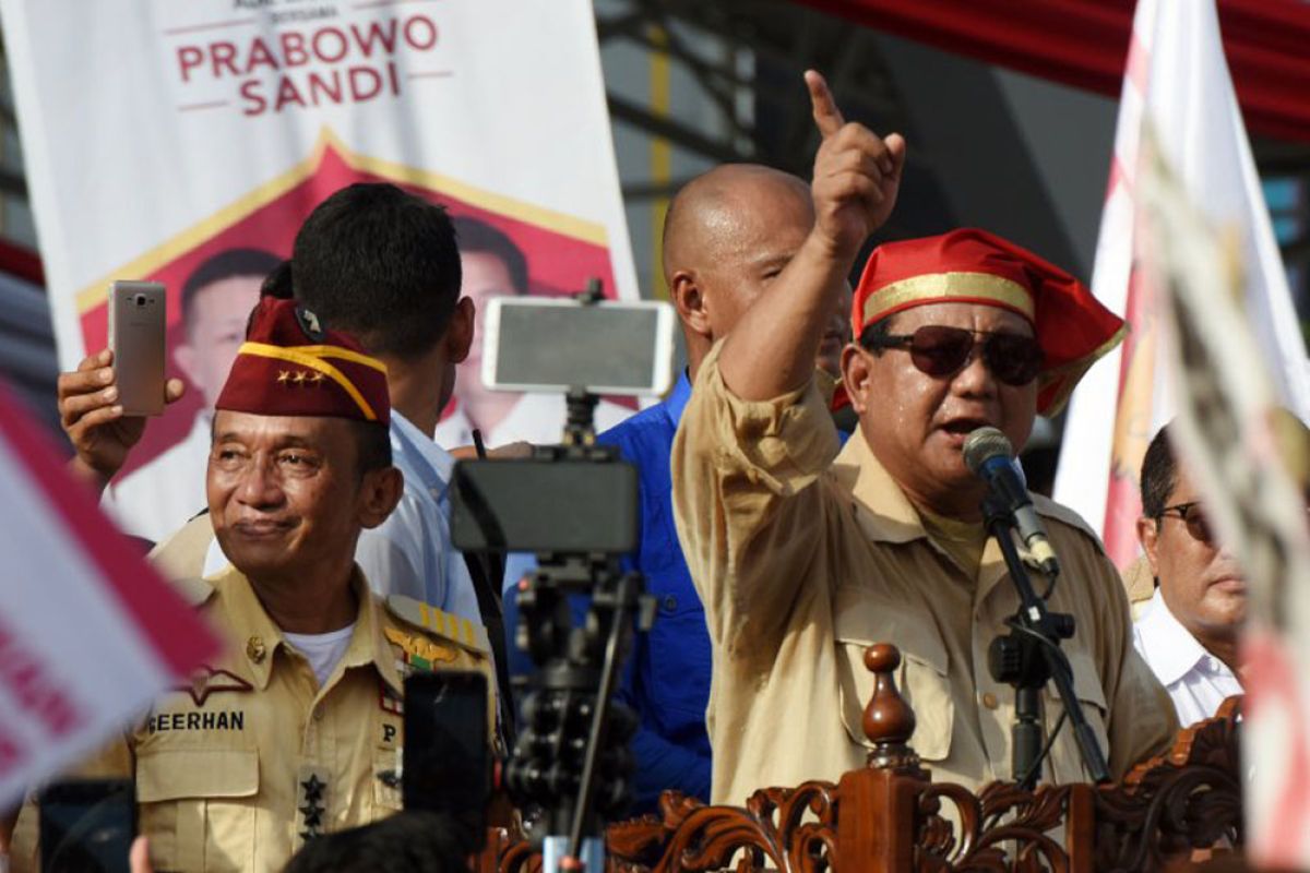 Kampanye Prabowo di Makassar dihadiri puluhan ribu warga