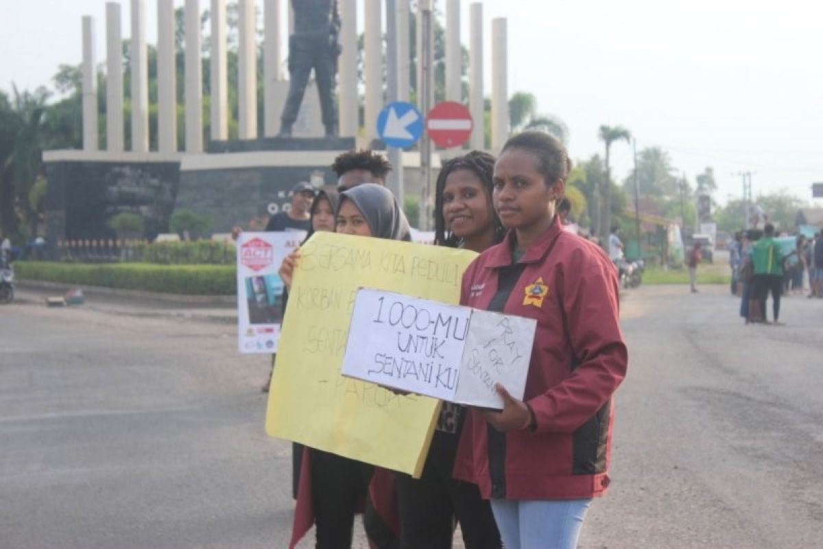 ACT dan mahasiswa Unsri gelar aksi peduli banjir Jayapura