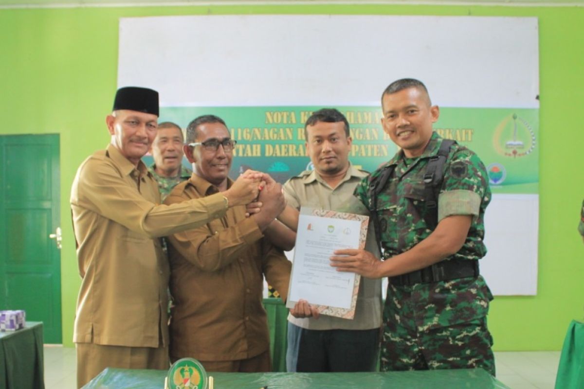 Percepatan pembangunan di Nagan Raya-Aceh didukung TNI-AD