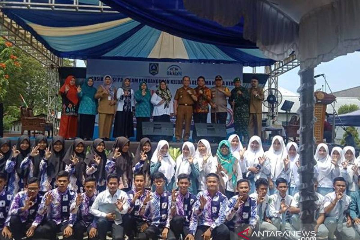 Dinas PPKBPPPA HSS sosialisasi program pembangunan keluarga bersama mitra kerja