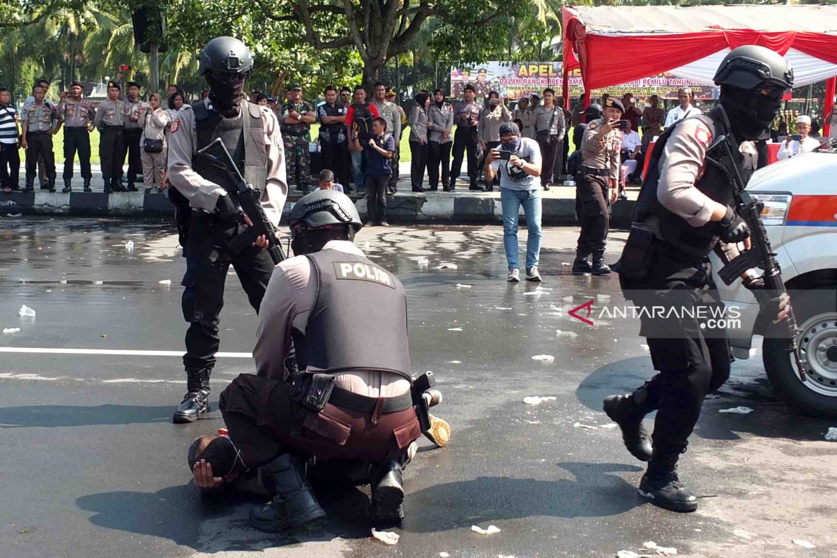 1.414 personel gabungan amankan kampanye Jokowi di Jember