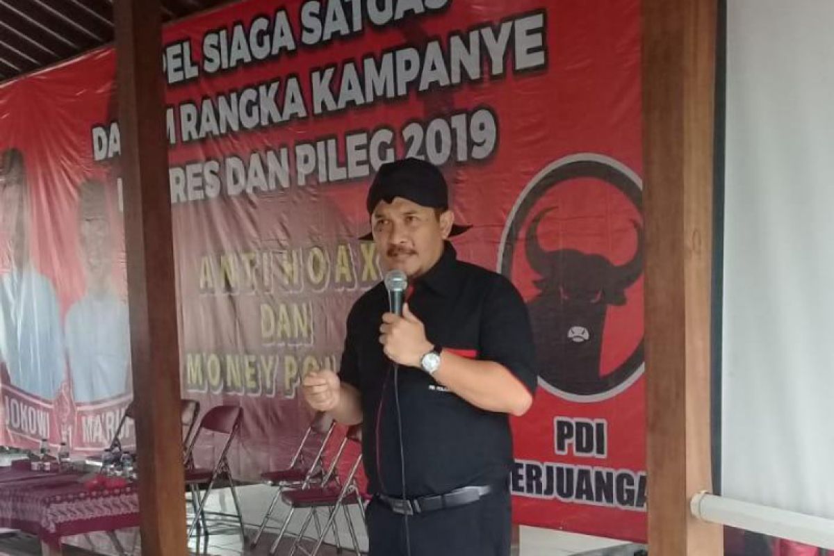 PDIP DIY membentuk Satgas Antipolitik Uang