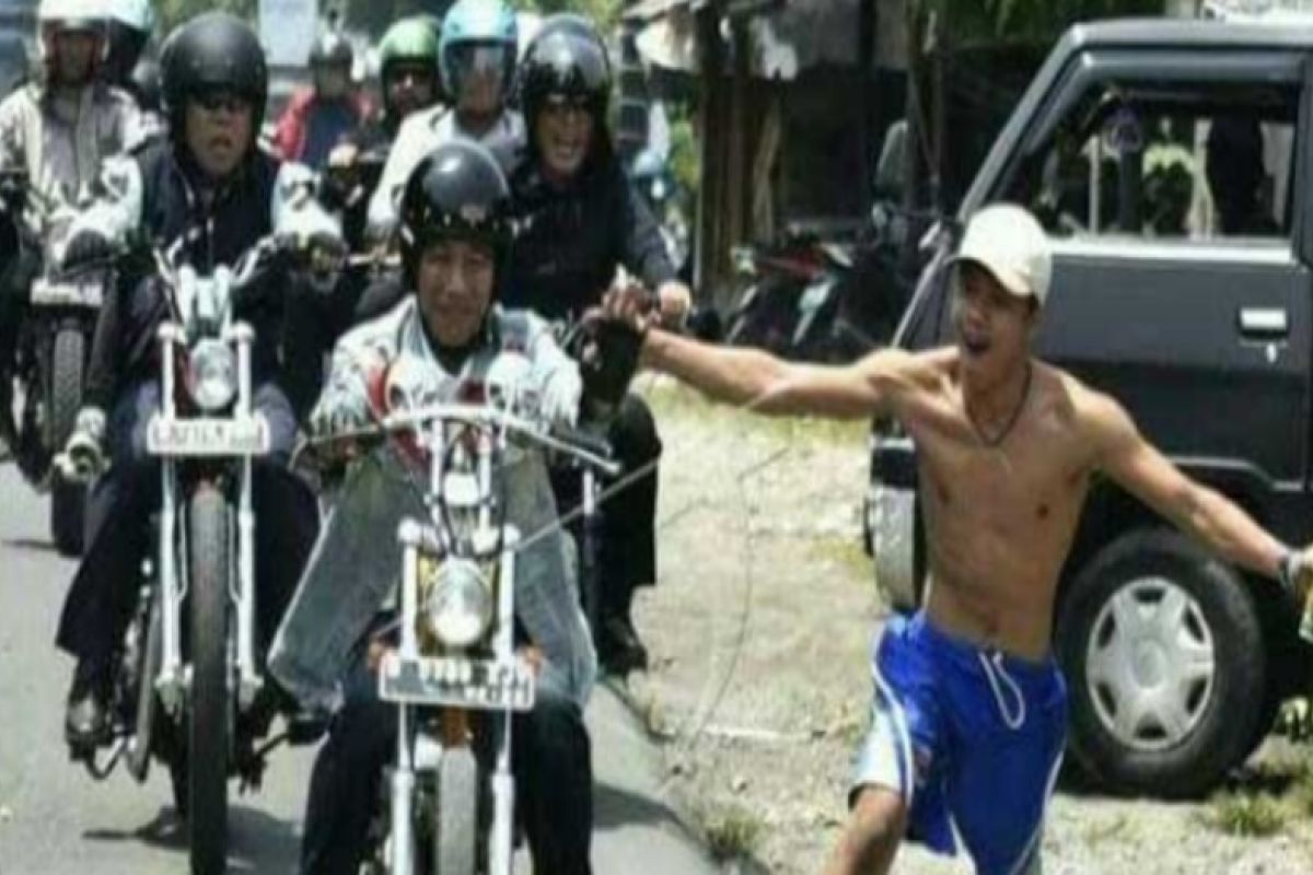 Biker Banua Siap Bareng Jokowi Geber Chopper