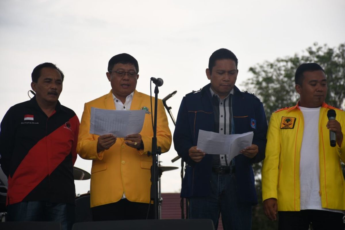 Parpol se-Kabupaten Poso deklarasi kampanye damai