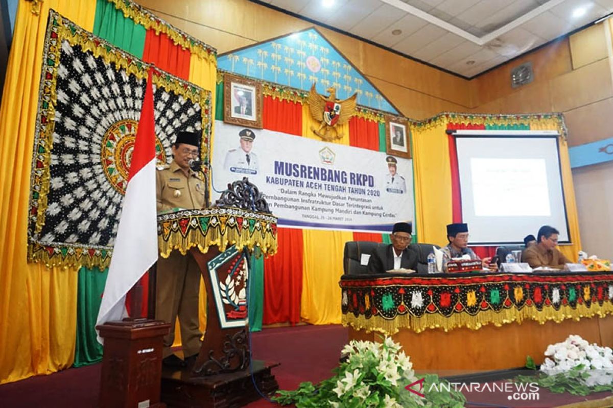 Wakil Bupati Aceh Tengah buka Musrembang 2020