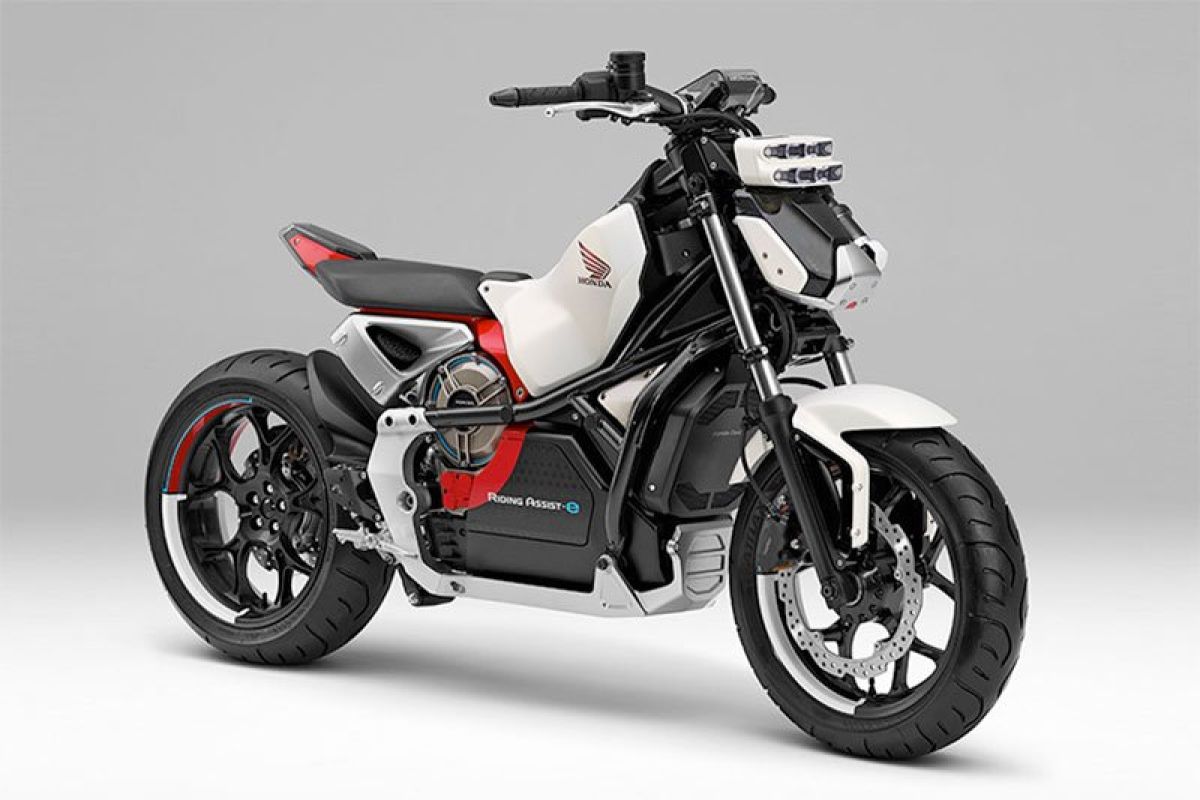 Sepeda motor listrik Honda "robot" tampil keren