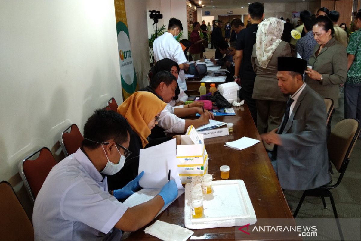 Anggota DPRD Jateng jalani tes narkoba