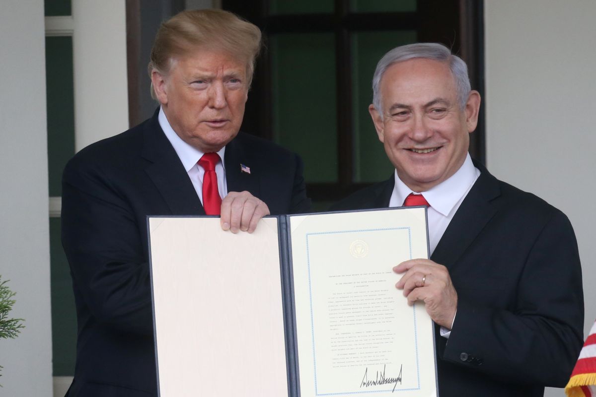 Presiden Donald Trump bangga namanya diabadikan di Golan-Israel