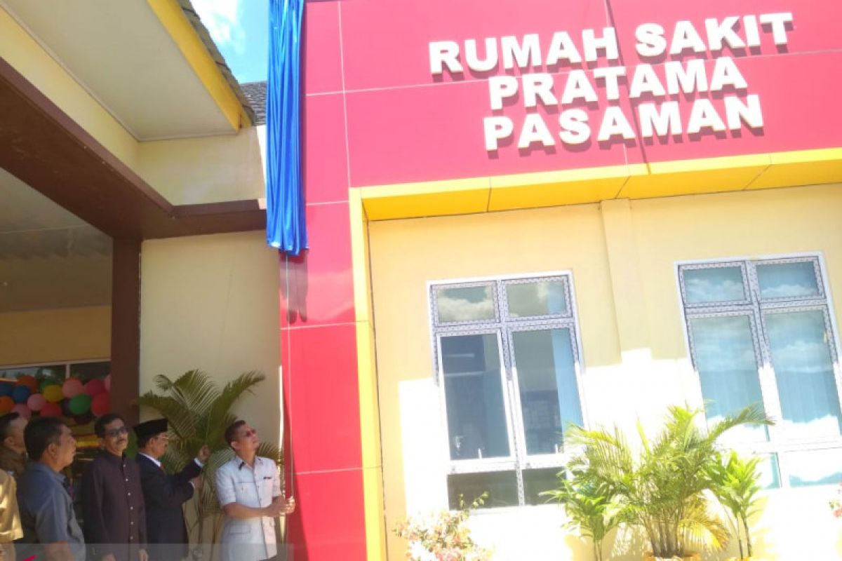 Rumah sakit pratama Padanggelugur Pasaman resmi beroperasi