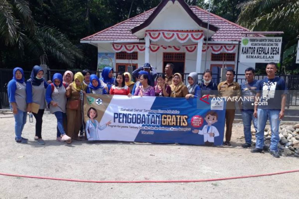 Dapat pengobatan gratis, masyarakat Simarlelan apresiasi Tambang Emas Martabe