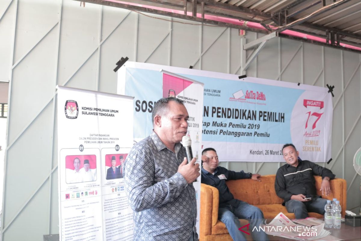 Tingkatkan partisipasi, KPU Sultra gencar sosialisasikan kepemiluan