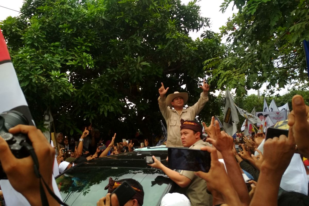 Puluhan ribu warga hadiri kampanye Prabowo di NTB