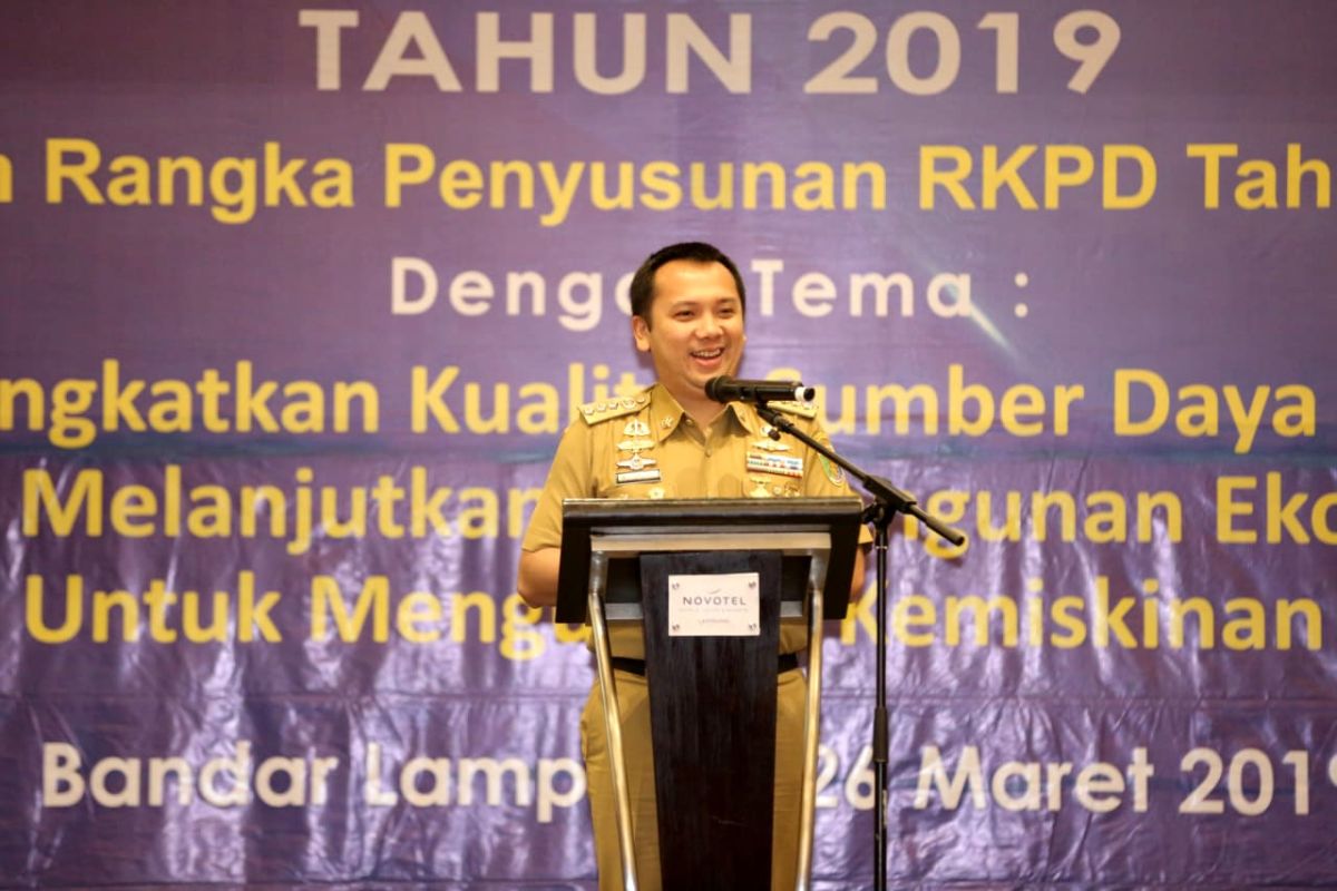 Ridho Ficardo Buka Musrenbang Provinsi Lampung 2019