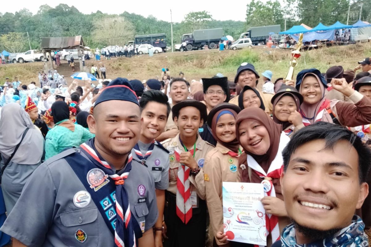 Anak TKI boyong 11 piala Jambore Pramuka Nusantara Antarbangsa