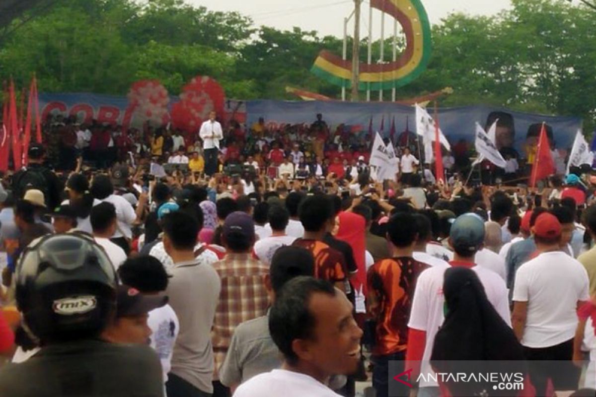 Vidio - Kampanye Pilpres di Dumai, Jokowi ajak pendukung lawan fitnah dan hoaks