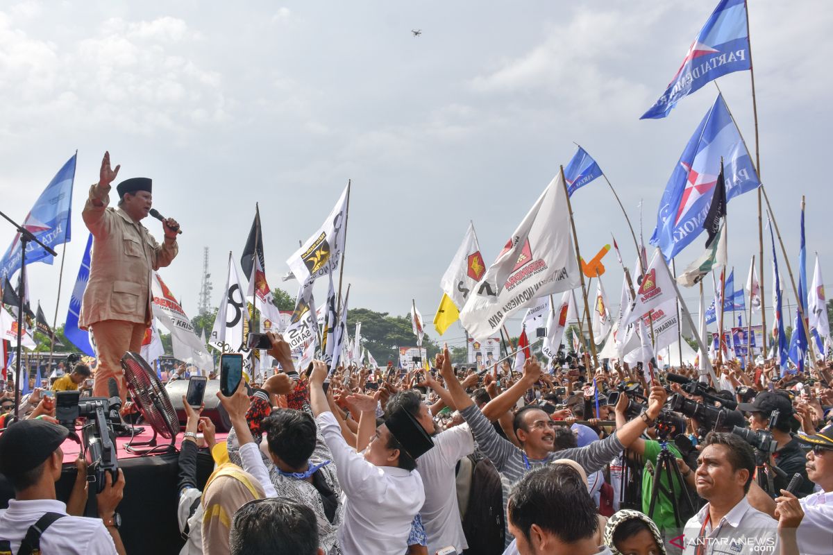 Prabowo di Kampanye Pilpres, dari "Mukentip" sampai "uang negara bocor"