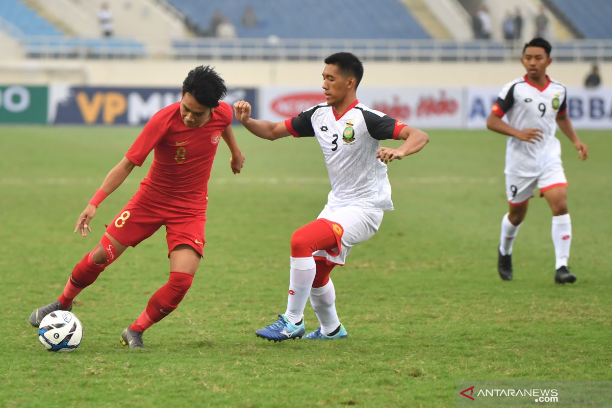 Timnas U-23 Indonesia taklukkan Brunei 2-1
