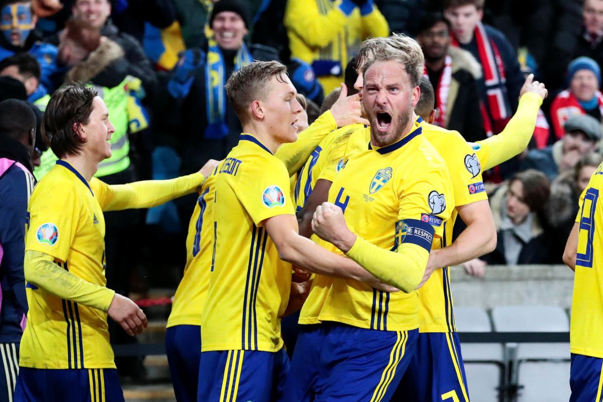 Swedia ditahan imbang Norwegia 3-3