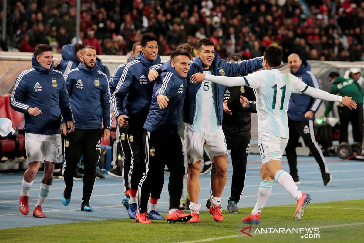 Timnas Argentina kalahkan Maroko 1-0 berkat gol tunggal Angel Correa