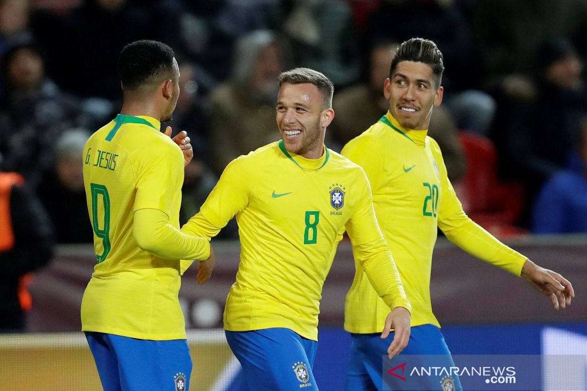 Gabriel Jesus bantu Brazil tundukkan Ceko 3-1