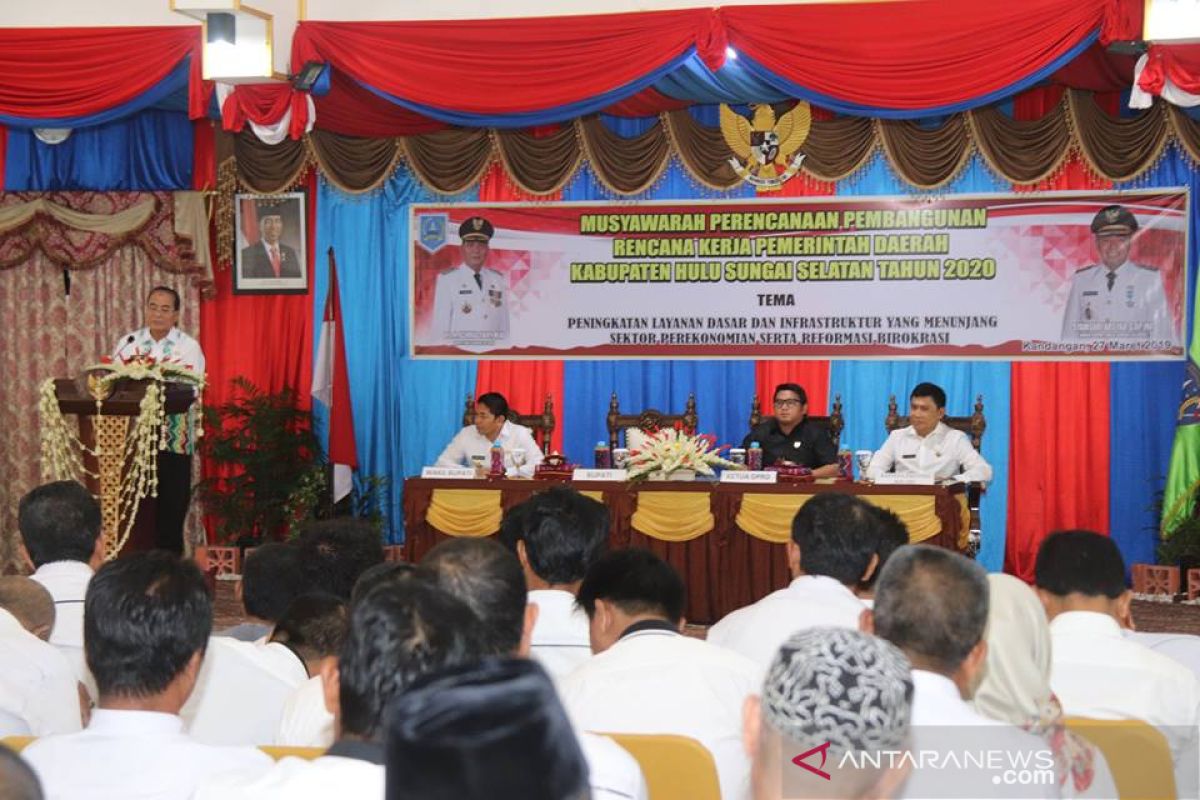 Bupati HSS buka Musrenbang RKPD tahun 2020