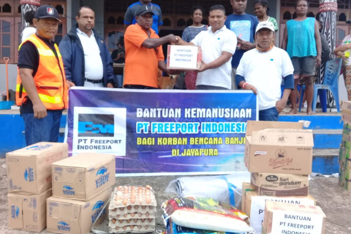 Warga Sentani apresiasi bantuan dari Freeport