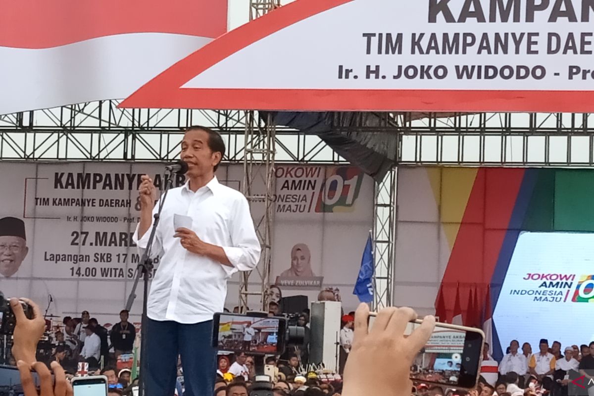 Jokowi akan kampanye di Sorong pada 1 April