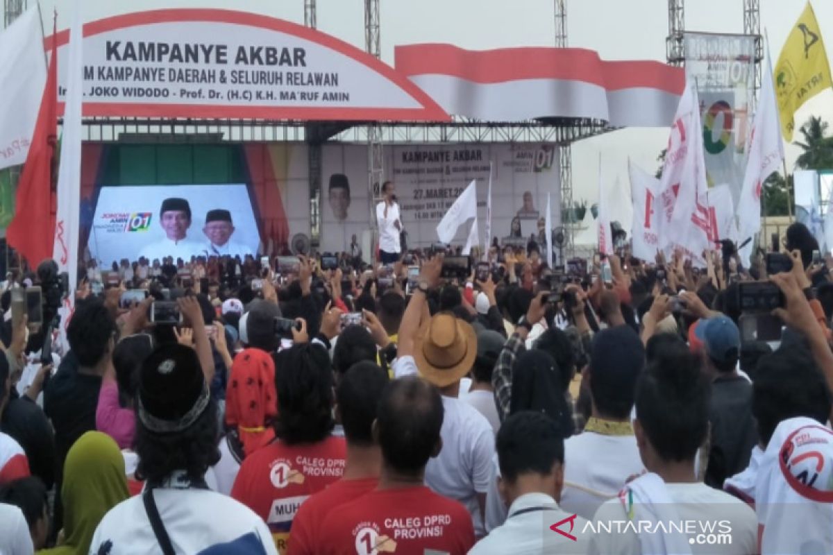 Jokowi sapa warga Banjar dengan bahasa daerah