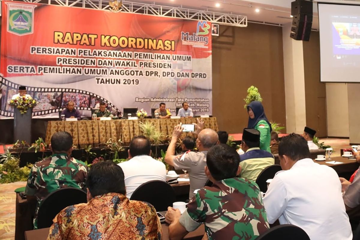 Pemkab Malang akselerasi persiapan pengamanan Pemilu 2019
