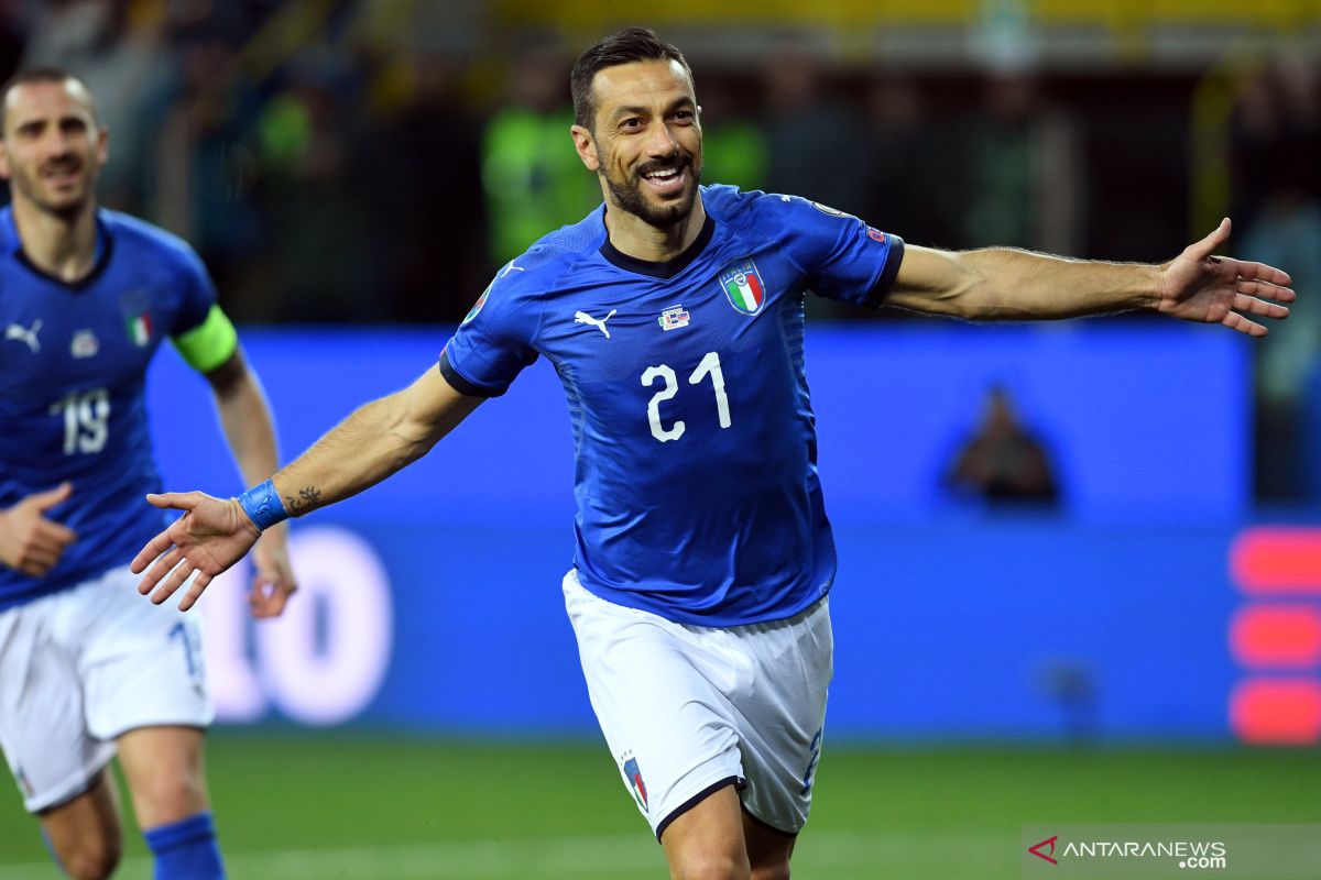Fabio Quagliarella bantu tim muda Italia hancurkan Liechtenstein 6-0