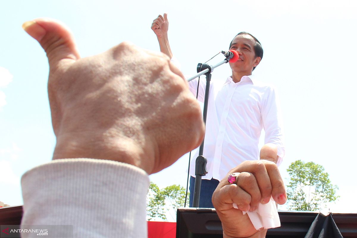 Jokowi optimistis menang 60 persen di Kalbar