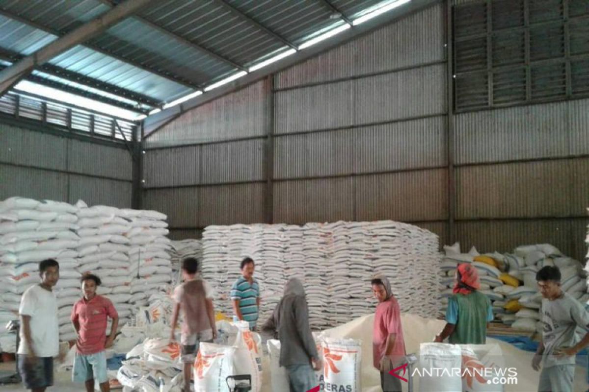 Pengadaan beras Bulog Sulteng baru 190 ton