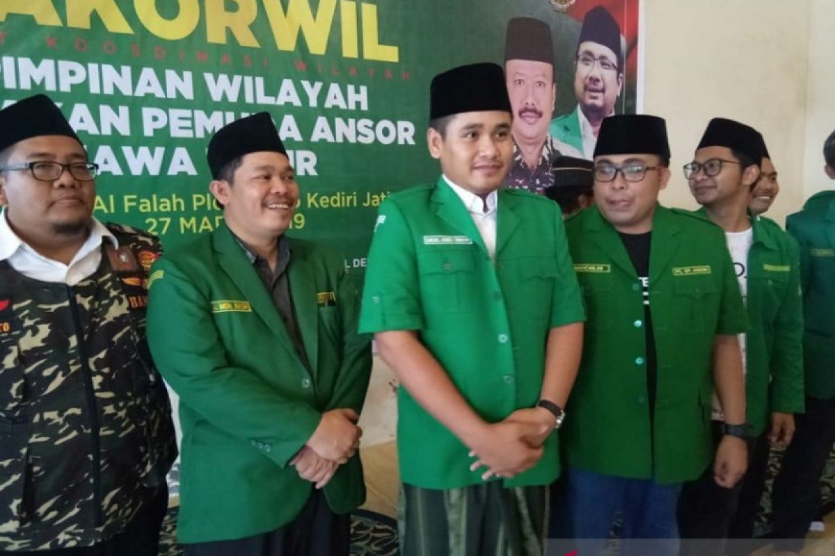 GP Ansor Jatim turunkan personel ajak masyarakat sukseskan pemilu