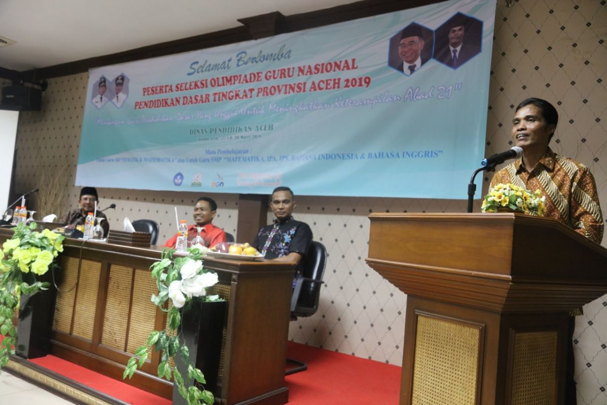 Finalis OGN tingkat provinsi Aceh diminta tulis artikel ilmiah