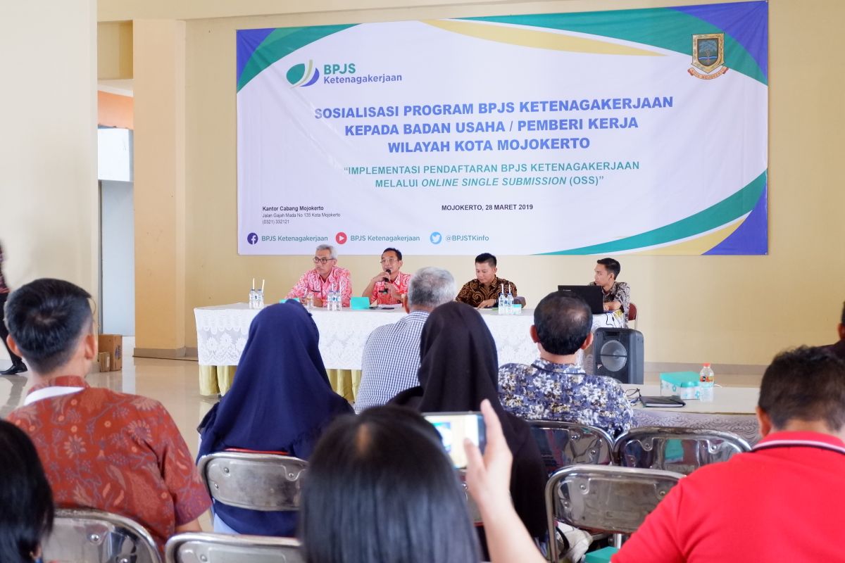 BPJS Ketenagakerjaan Mojokerto implementasikan program OSS