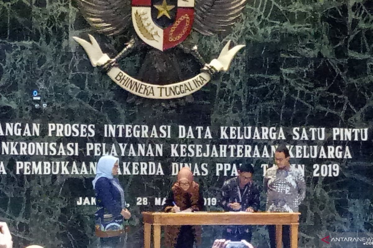 Pemprov DKI mencanangkan proses Integrasi Data Keluarga Satu Pintu