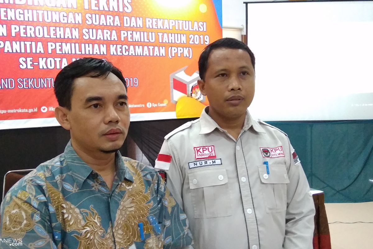 KPU Metro Dorong PPK dan PPS Didik Masyarakat Lawan Politik Uang
